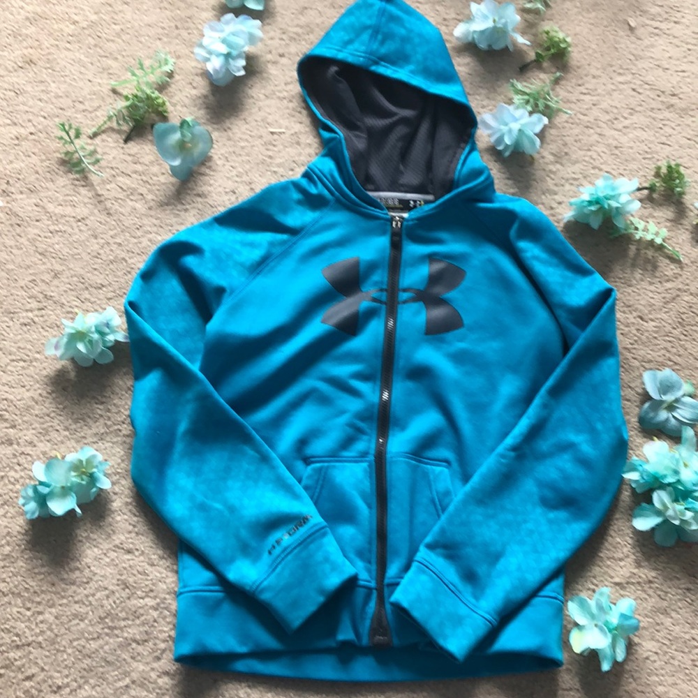 Girls Under Armour Zip Up Hoodie